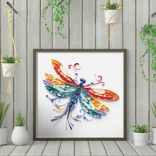 DIY Quilling Paper Art Kit - Dragonfly