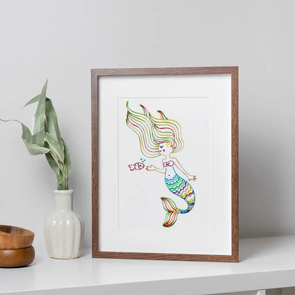 DIY Quilling Paper Art Kit - Mermaid