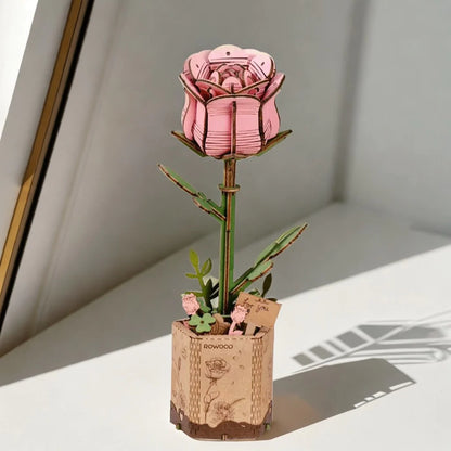CelestiCraft Wooden 3D Perpetual Flower Model