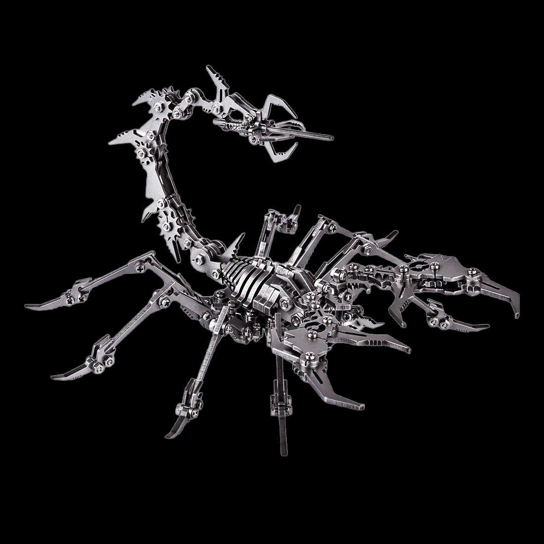 3D Mechanical Scorpion Assembly Kit: Detailed Metal Insect Puzzle for Crafting Enthusiasts